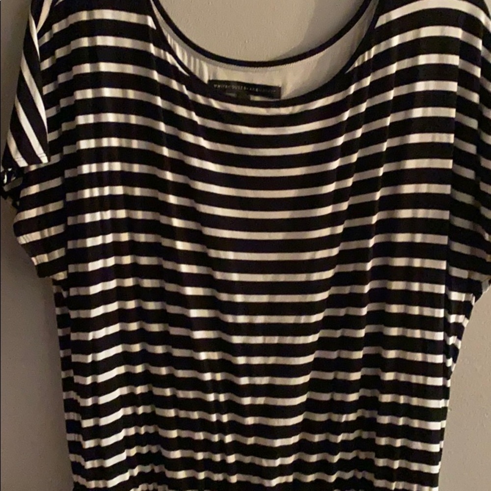 Blk/Wht Jersey Dress